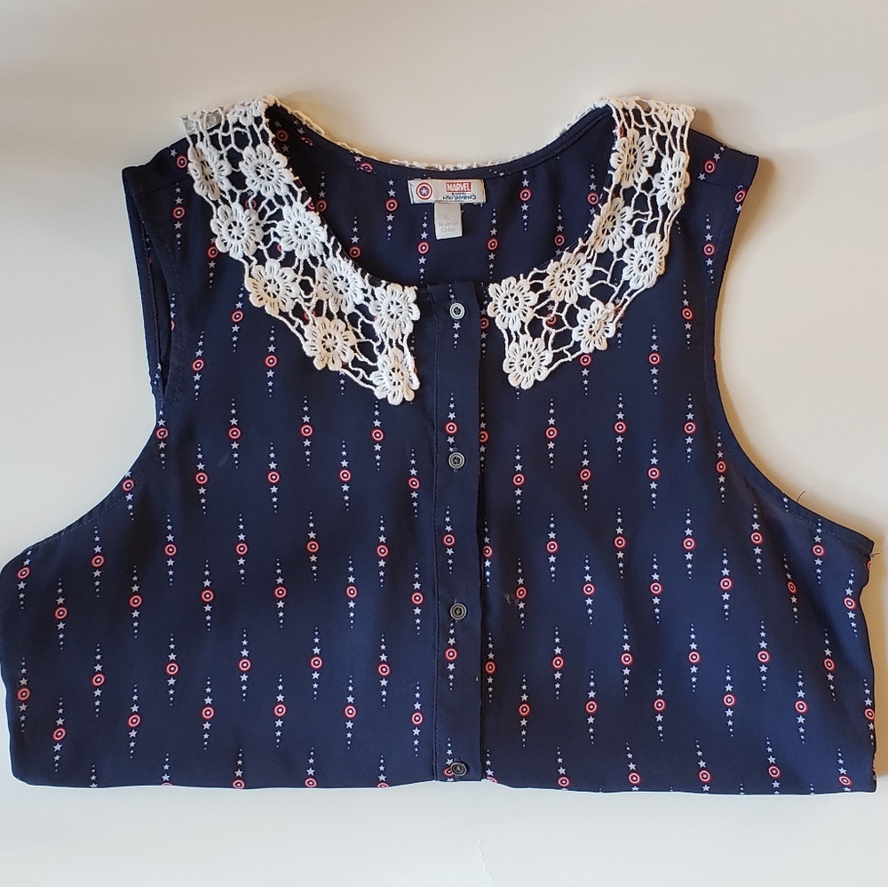 🇺🇲 PATRIOTIC LACE BLOUSE 🇺🇲